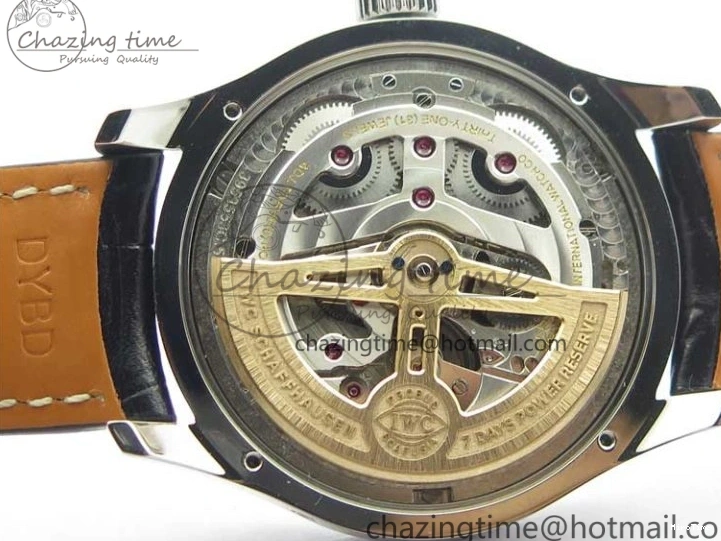 MIROTIME 0228 Portugieser Perpetual Calendar IW503401 V9F 1:1 Best Edition Blue Dial on Black Leather Strap A Contemporary 7114